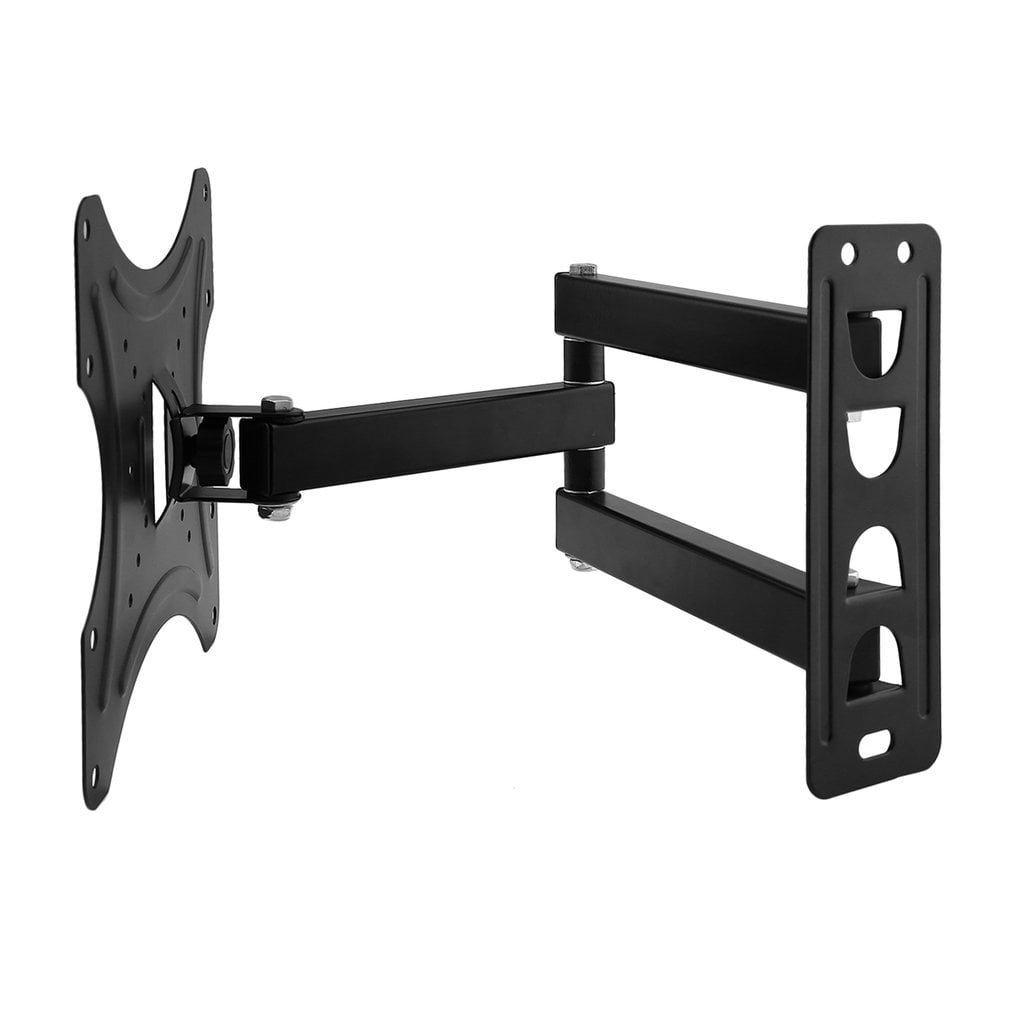 Swift Mount Steel Multi-Position TV Wall Mount for TVs up to 25" in Black