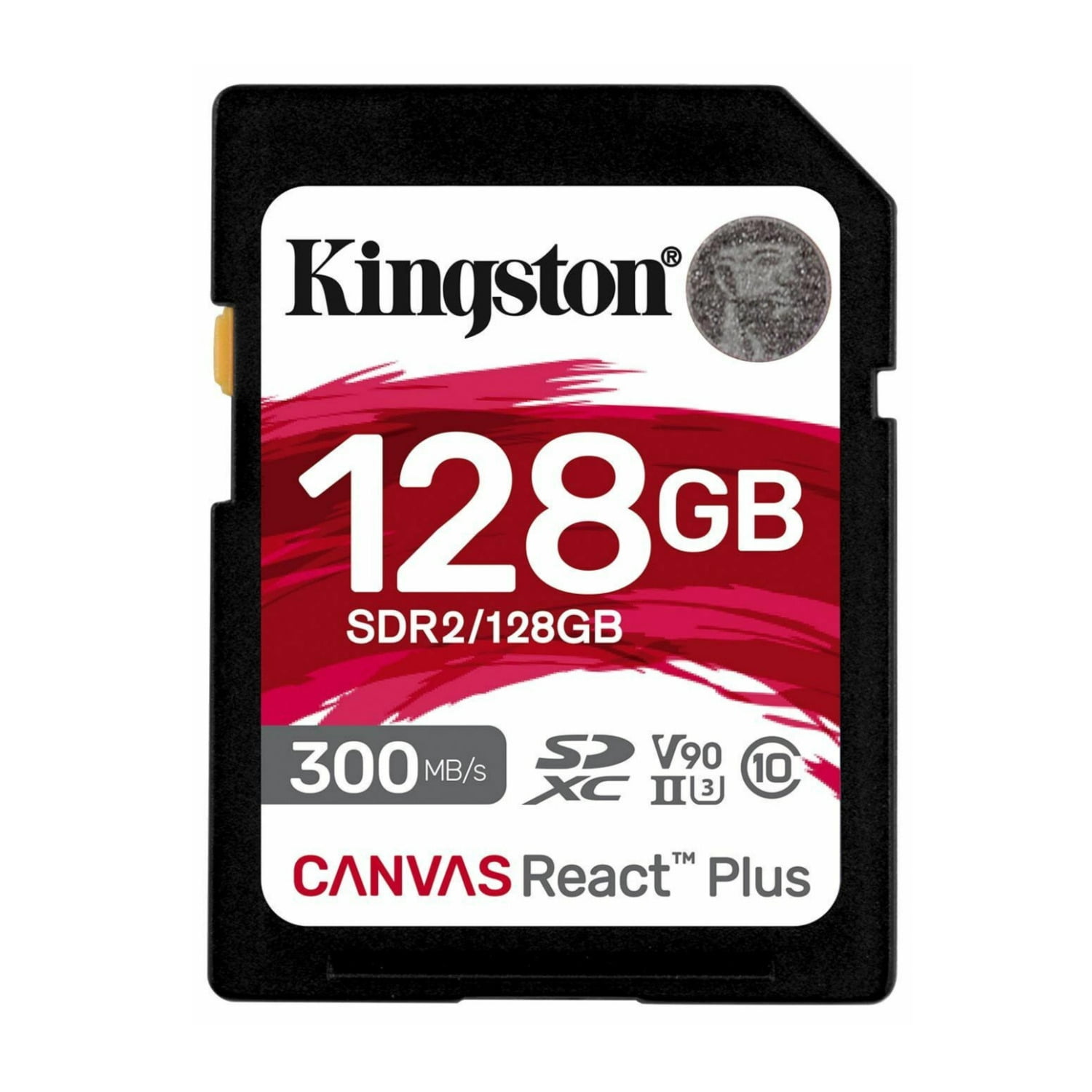 Kingston Canvas React Plus 128GB U3 V90 SDXC UHS-II SD Card Bundle