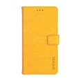 thumbnail image 2 of Funda Idewei de piel con tapa horizontal y textura Crazy Horse para iPhone SE 2022/SE 2020, con soporte, ranuras para tarjetas y billetera (negra), 2 of 4