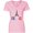 AD-Pink, variant on Inktastic France Eiffel Tower Flag in Text Women's V-Neck T-Shirt