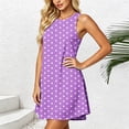 thumbnail image 5 of Enjoytime Polka Dots Summer Dresses for Women Crew Neck Sleeveless Tank Mini Dress Beach Casual Sundress 2026, 5 of 6