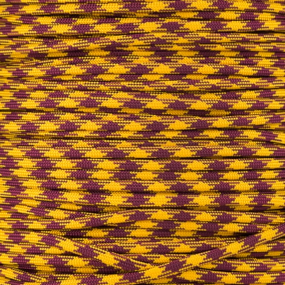 Paracord Planet 10', 25', 50', 100' Hanks & 250', 1000' Spools of Parachute 550 Cord Type III 7 Strand Paracord in Over 45 Warm Color Dominant Color Patterns