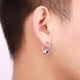 thumbnail image 3 of Moda Moda Más Nuevo 1 Par de Pendientes de Aro de Acero Inoxidable con Colgante de Cruz y Borla Larga Unisex para Hombres y Mujeres Joyería Gótica Punk Mejores Regalos, Estilo 3, 3 of 5