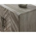 thumbnail image 6 of 80" Four Door TV Console Entertainment Stand Wood Cabinet Fully Assembled Gray, 6 of 11