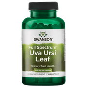 Swanson Uva Ursi Leaf 450 mg 100 Capsules