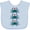 AE-Light Blue, variant on Inktastic Blue Crab Lover Boys or Girls Baby Bib