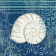 thumbnail image 3 of Lyon, Rebecca 15x15 Black Modern Framed Museum Art Print Titled - Navy Blue Spa Shells I, 3 of 5