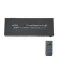 thumbnail image 3 of 2.1 8K Matrix, Interrupteur 8K Matrix Taux de Transmission 40Gbps avec Télécommande pour Audio Domestique, 3 of 8