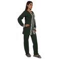 thumbnail image 2 of Moomaya Womens Solid 2 Pcs Nightwear Set Sleepwear Top & Pajama PJ NightSets, 2 of 8