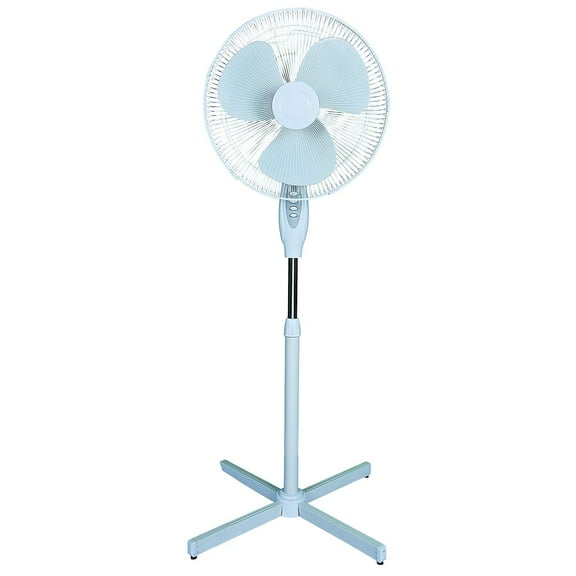 Optimus 16" Stand Fan; White (f-1650-wht) 93592741M