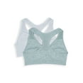 thumbnail image 3 of Wonder Nation Girls' Racerback Sports Bra, 2-Pack, Sizes XS-XXL, 3 of 3