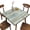 Blue Wood Grain, variant on Square Fitted Elastic Edge Table Cloths, Green and Golden Leaves Polyester Table Cover, for Indoor Restaurant or Outdoor Patio Party Dining, Fit for 34" x 34"Square Table