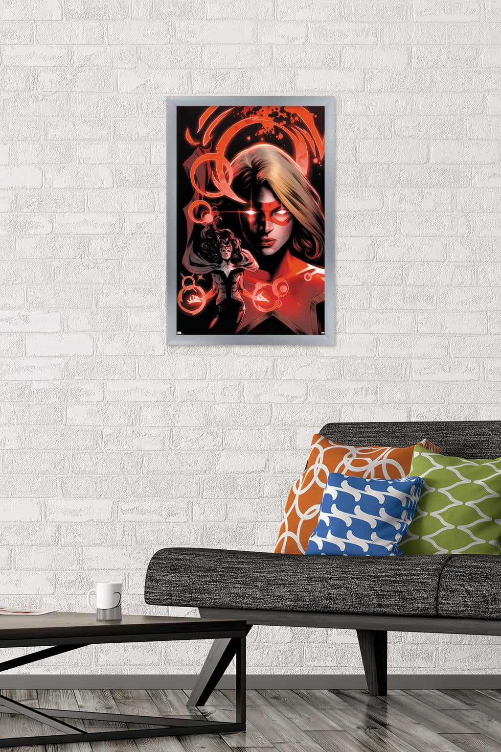 Marvel Comics - Scarlet Witch - Star #2 Wall Poster, 14.725" x 22.375", Framed