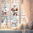 thumbnail image 2 of Xihbxyly Pegatina de Muñeco de Nieve Navideño para Vidrio, Decoración Festiva para Ventanas, Diseño de Copo de Nieve Electrostático, Reutilizable y Segura, Decoración Navideña Versátil, Fácil Instala, 2 of 4