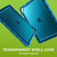 thumbnail image 4 of Gumdrop Hideaway Clear Case for IBAOLEA iPad 8G /7G 10.2 inch (2020) Tablet for Business and Office Essentials - Rugged, Shock Absorbing, Extreme Drop Protection, Slim and Snug Fit (Blue) Teal, 4 of 7