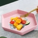 thumbnail image 1 of Almacenamiento y organización de la cocina, mini platos de paja de trigo, cuadrados reutilizables, aptos para lavavajillas, microondas, irrompibles, platos de cena de plástico para niños, adultos y ma, 1 of 6