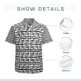 thumbnail image 7 of High Quality Hawaiian Shirts for Men Short Sleeve Aloha Beach Shirt Floral Summer Casual Button Down Shirts Blouses W2JEGK, 7 of 7