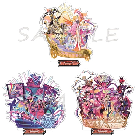 2026 New Hazbin Hotel Acrylic Stand Figures Standee Cartoon Collectible Desktop Decoration Display Ornament Fans Gift (1 standee) (15cm)