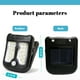 thumbnail image 3 of Solar Outdoor Motion Sensor Clip Light | 3 Modes | Wireless LED Security Floodlight | IP65 Waterproof | ABS Construction | 1000mAh Battery | For Fence Wall Garage Patio | 2.95x3.74in | Black | 1 Pack, 3 of 8