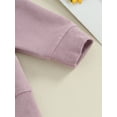 thumbnail image 6 of vera natura Baby Pants Set, Long Sleeve Sweatshirt with Plaid Sweatpants 2-piece Outfit for Girls Boys, 6 of 9