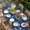 Mist Blue, variant on Christmas Green Table Cloths for 6 Foot Rectangle Tables, Xmas Cute Elk Winter Leaves Cartoon Snowflake Patio Waterproof Elastic Fitted Tablecloths, Washable Rectangular Table Cover for Camping