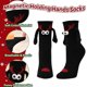 thumbnail image 1 of Calcetines de otoño e invierno, calcetines de mano en mano, calcetines navideños magnéticos, calcetines largos, calcetines deportivos que absorben el sudor, calcetines de mujer, 1 of 6