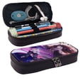 thumbnail image 2 of Nezuko Kamado Pencil Case Leather Holder Office Buggy Pouch Zipper Pen Stationery Bags, 2 of 6