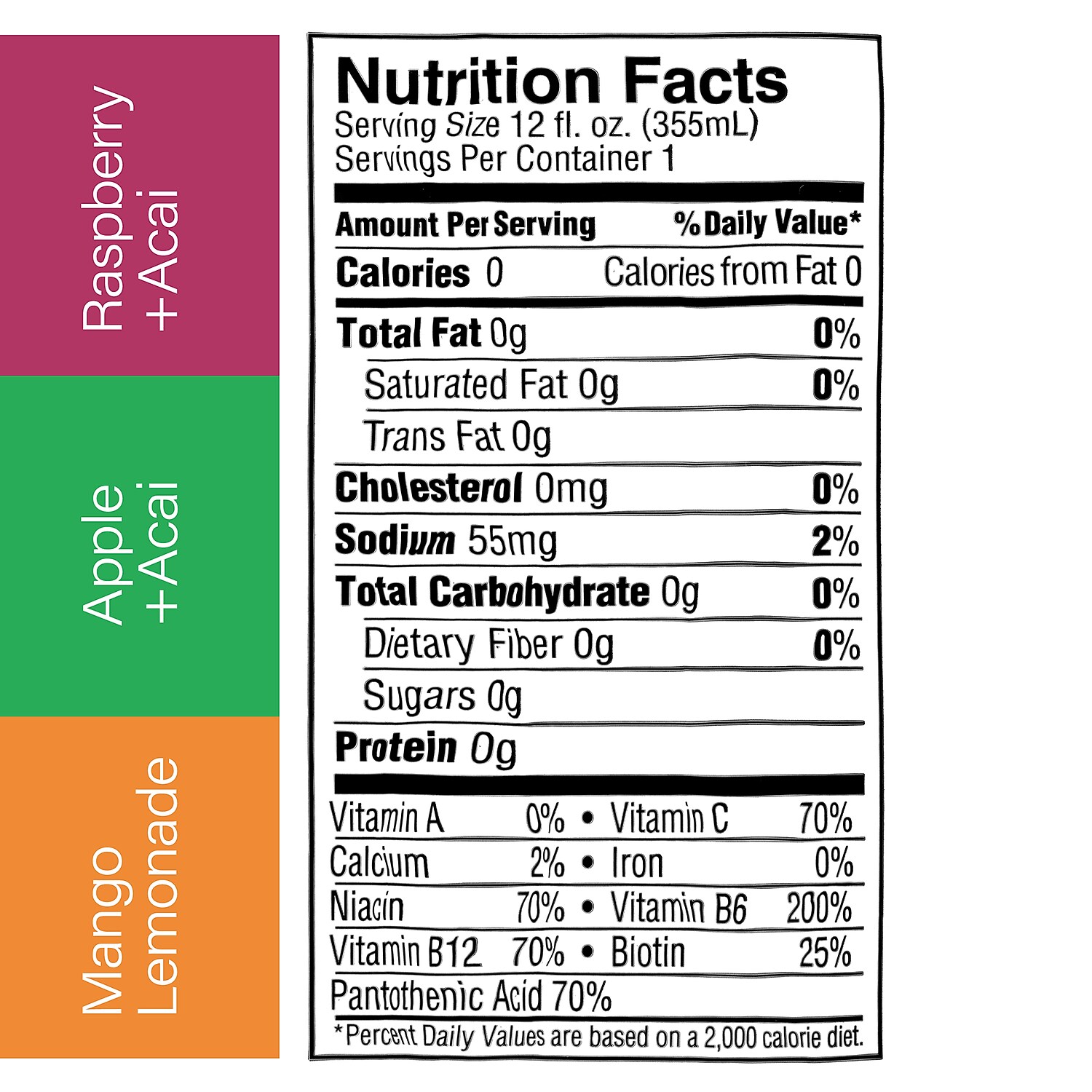 Aspire Variety Energy Drink 12 oz. 12/Box (220-01088)