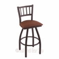 thumbnail image 3 of XL 810 Contessa 36" Swivel Extra Tall Bar Stool with Pewter Finish and Canter Espresso Seat, 3 of 7