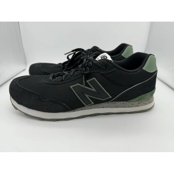 New Balance 515 Sneakers Mens 11 Black/Green Running Athletic Casual ML515GH3