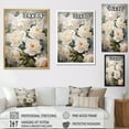 thumbnail image 4 of Designart "Beige Rose Calm I" Roses Floater Framed Wall Art Prints, 4 of 5