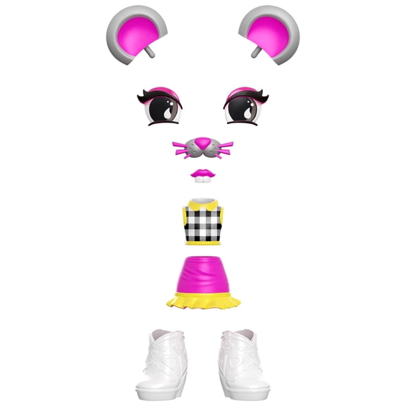 Lotta Looks Shy Mouse Mood Pack with Plug/Play Pieces