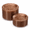 Brown, variant on Brown 200-Piece Heavy Duty Disposable Hammered Plastic Party Plates Set