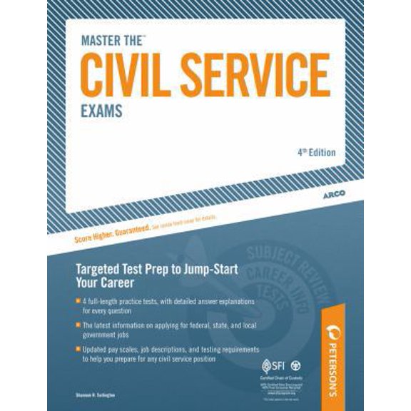 Pre-Owned Master the Civil Service Exams (Paperback) 0768927196 9780768927191