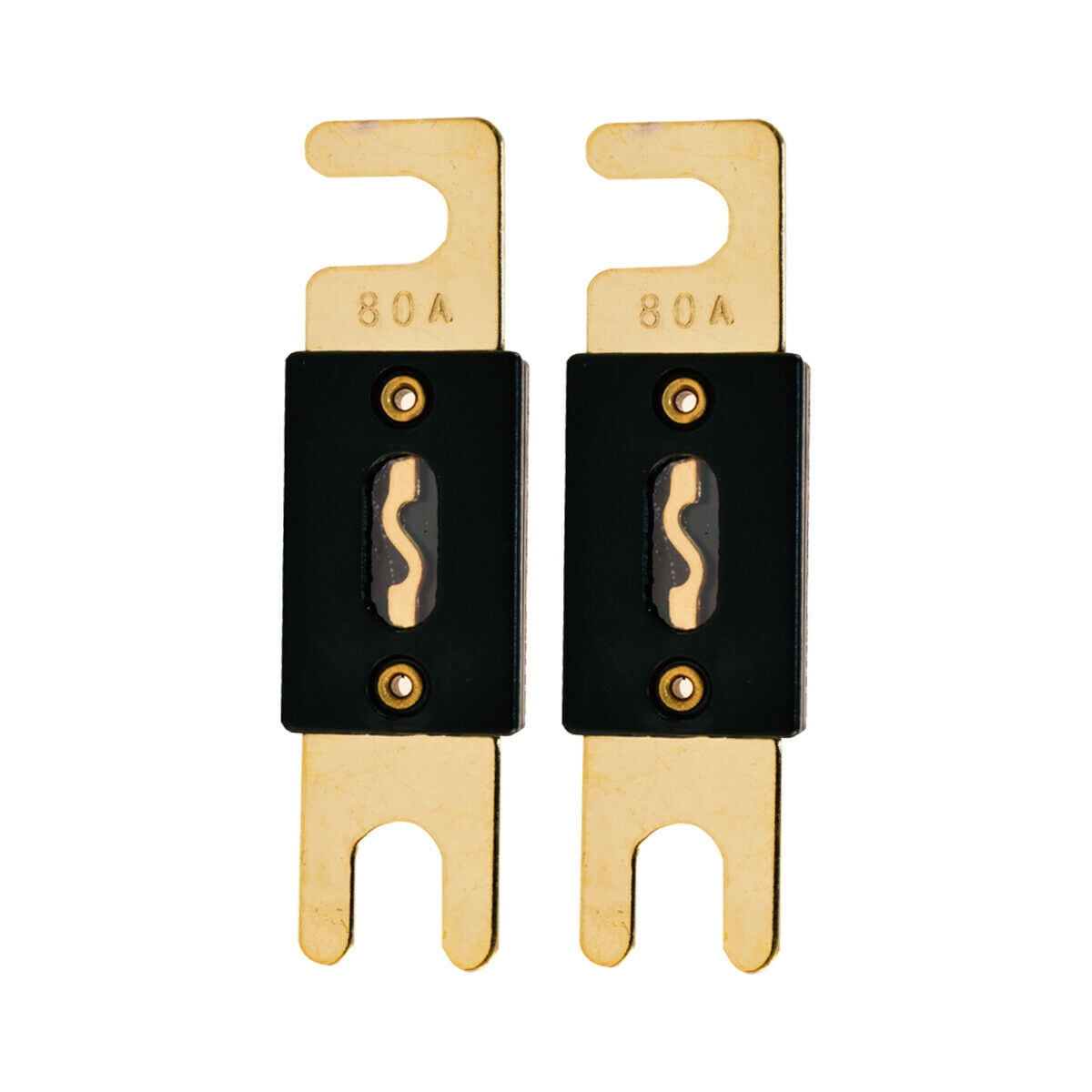 Woljay 0 2 4 Gauge ANL-80A ANL Fuse holder Gold Plated with Fuse 80A 