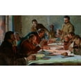 thumbnail image 2 of Jacek Malczewski 24x16 Gold Ornate Framed and Double Matted Museum Art Print Titled - Christmas Eve in Siberia (1892), 2 of 4