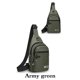 thumbnail image 1 of Bolso de pecho para hombre, bandolera, versátil, informal, pequeño, multifuncional, para correr, deportes, mochila de pecho, 1 of 3