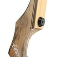 thumbnail image 5 of BLACK HUNTER Recurve Bow 20-60lbs Bamboo Core Limbs Wooden Riser Hunting Target, 5 of 6