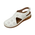 thumbnail image 2 of YOUYEDIAN Orthopedic Shoes for Women 2026 Wide Slip on Non Slip Mesh Sneakers Summer Casual Lightweight Closed Toe Arch Support Shoes (White), 2 of 9