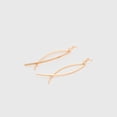 thumbnail image 4 of Modernos Aretes De Oro Laminado 14K Largos Colgantes Dama dorado Unitalla, 4 of 6