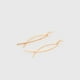thumbnail image 4 of Modernos Aretes De Oro Laminado 14K Largos Colgantes Dama dorado Unitalla, 4 of 6