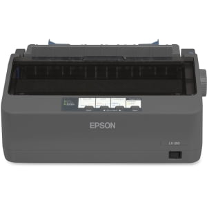 Epson LX-350 Dot Matrix Printer - Monochrome - 9-pin - 80 Column - 357 Mono - USB - Parallel - Serial USB 5PART WIN7-8/EPSON