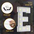 thumbnail image 2 of ZFUNBO Marquee Light Up Letters 4FT Mosaic Letters with Light for Baby Shower Graduation Party Decor, Large A-Z for Engagement Wedding Party Decorations, 2 of 6