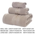 thumbnail image 2 of Bath Towel 3 Packs Cotton Luxury Towels, Ultrasoft Large Size Bath Bundle, 600 GSM Quick Dry Spa Towel for Bathroom Hotel Collection, Premium Soft Absorbent Towels, 2 of 6