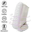thumbnail image 3 of Women's Slip on Mocassin Casual Comfortable Work Nurse Flat Shoes Beige 8.5, 3 of 9