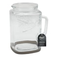 thumbnail image 6 of Mason Craft & More Glass 1 Gallon Pitcher with Removable Plastic Lid and Silicone Base, Gray, Well Suited to Cold Drink Preparation, 6 of 6