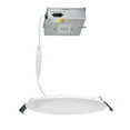 thumbnail image 3 of WAC Lighting Lotos 6" Round LED 5-CCT Aluminum Recessed Kit in White (Set of 24), 3 of 4