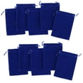 thumbnail image 2 of 10 bolsas de regalo con cordón de joyería de terciopelo, bolsas para recuerdo de boda, 4 tamaños BLESIY Bolsa de terciopelo, 2 of 8