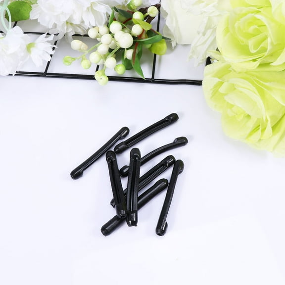 Soimiss 20Pcs Stops Eyeglass Slipping Eyewear Retainer Silicone Ear Grips Black