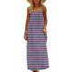 thumbnail image 2 of TaTaai Women's Casual Maxi Sundress Sleeveless Striped Backless Spaghetti Strap Flowy Summer Dress Long Beach Cover Up Dress Gift, 2 of 9